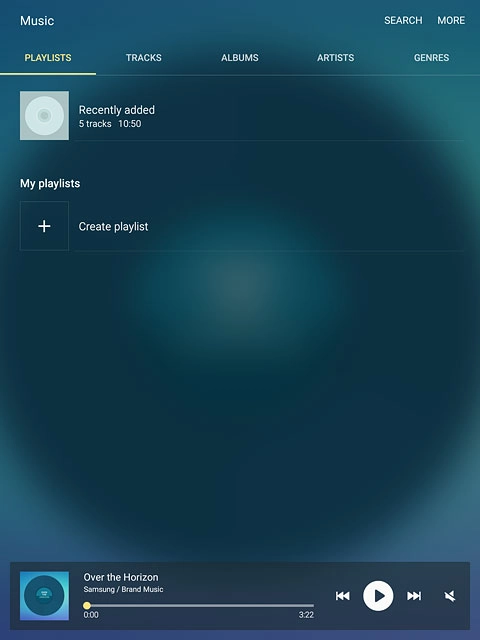 Press Create playlist.