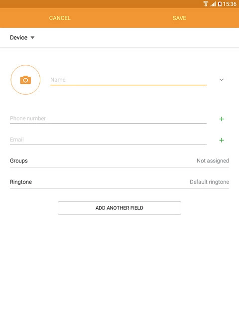 Press the drop down list below 