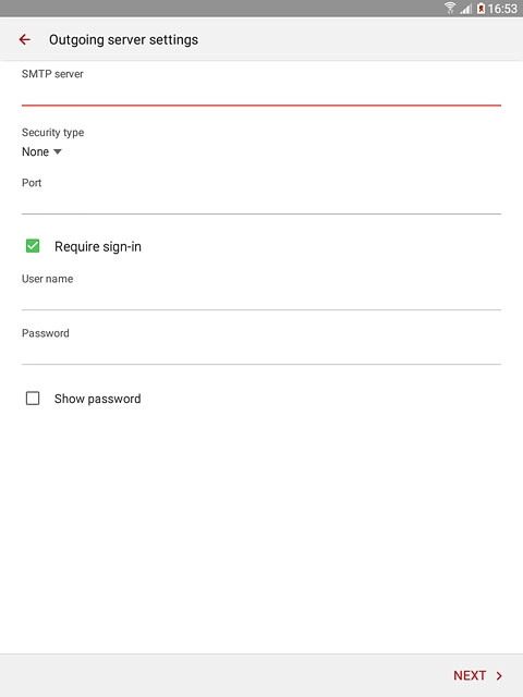 Press the drop down list below 