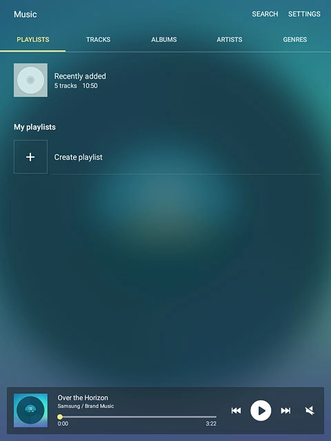 Press Create playlist.