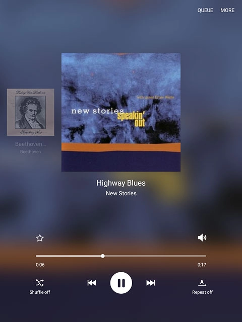 To go to the previous audio file:Press arrow left twice.