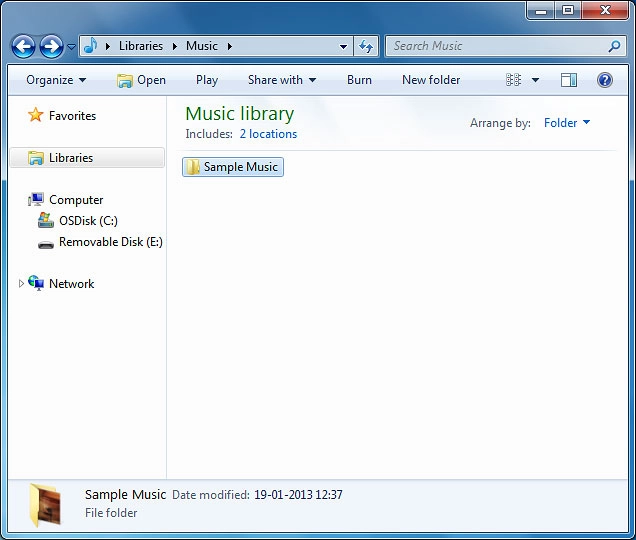 Go to the required folder in your computer's or your tablet's file system.