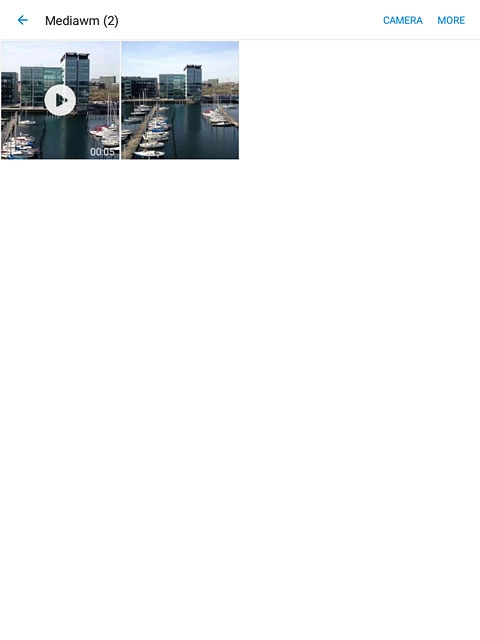 Go to the required folder.Press and hold the required file.