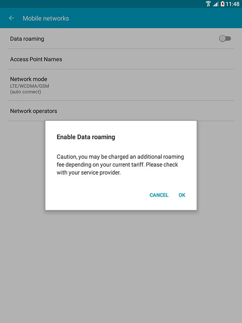 If you turn on the function:Press OK.