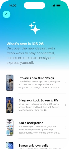 Slide your finger upwards starting from the bottom of the screen to return to the home screen.