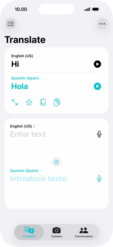 Press the full screen icon.
