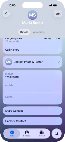 Slide your finger upwards starting from the bottom of the screen to return to the home screen.