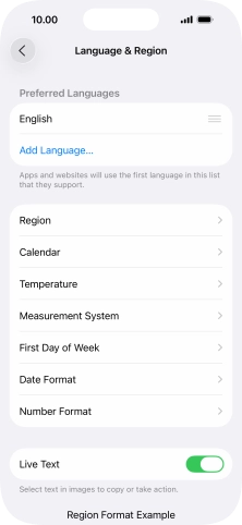 Press Add Language....