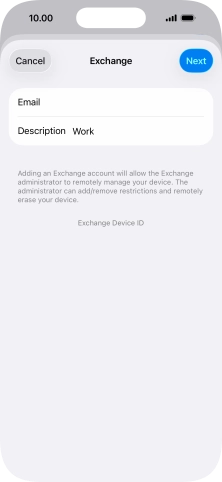 Press Description and key in the required name.