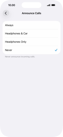 Press Always to turn on the function when silent mode is turned off.