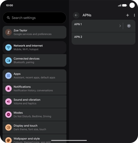 Slide your finger upwards starting from the bottom of the screen to return to the home screen.
