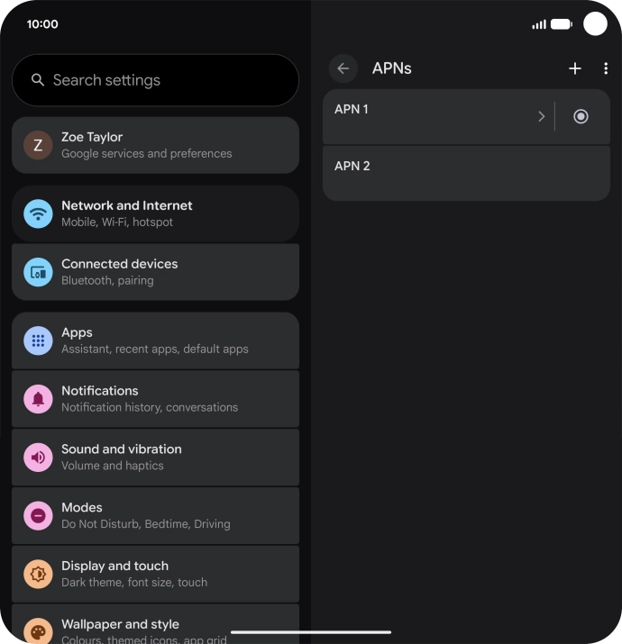 Slide your finger upwards starting from the bottom of the screen to return to the home screen.