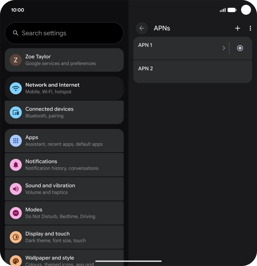 Slide your finger upwards starting from the bottom of the screen to return to the home screen.