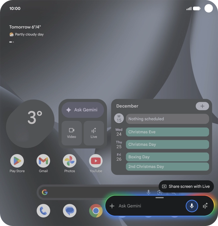 Say, in your own words, what you would like your phone to do, e.g.: OPEN [application], CALL [contact], SEARCH FOR [information]. It's not necessary to use a specific command for each function.