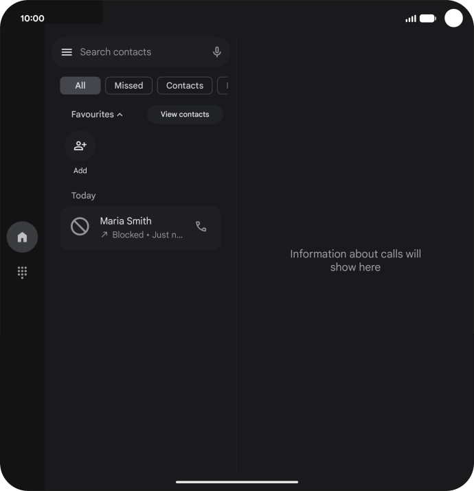 Slide your finger upwards starting from the bottom of the screen to return to the home screen.