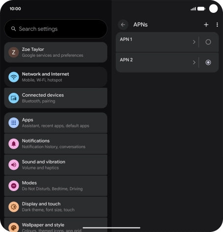 Slide your finger upwards starting from the bottom of the screen to return to the home screen.