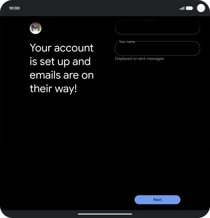 Press the field below 