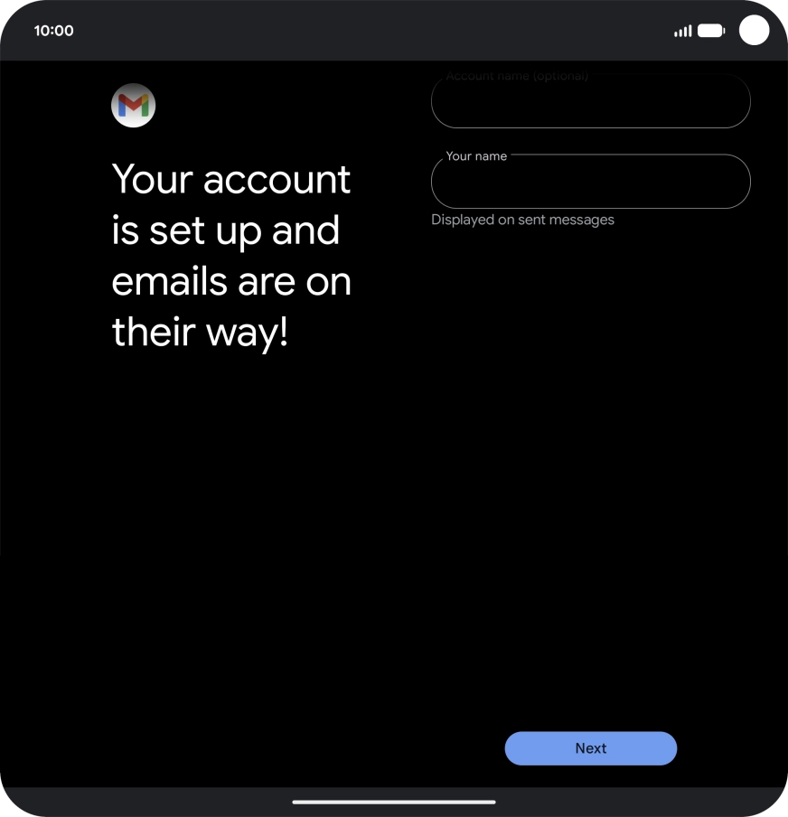 Press the field below 