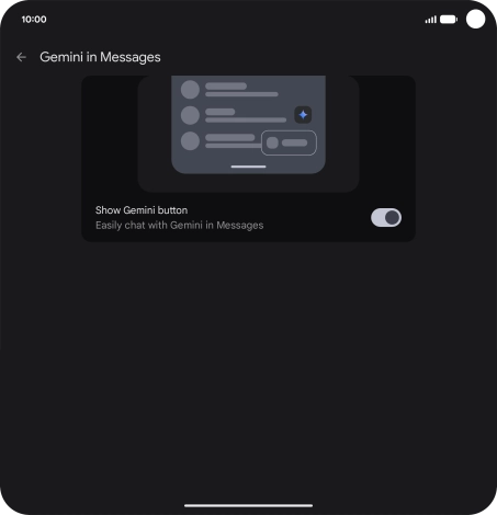 Press arrow left the necessary number of times to return to the list of messages.