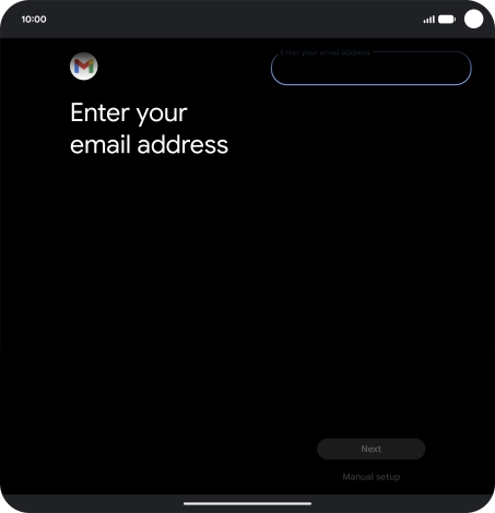 Press the field next to 