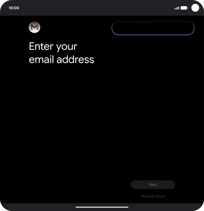 Press the field next to 