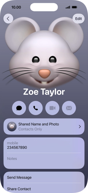 Slide your finger upwards starting from the bottom of the screen to return to the home screen.
