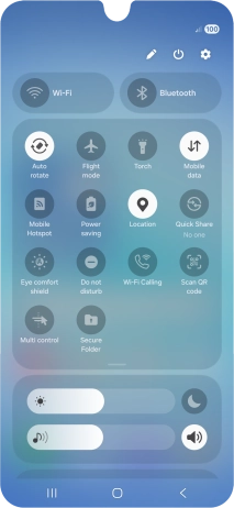 Press the Wi-Fi calling icon to turn the function on or off.