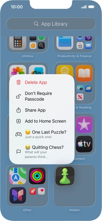 Press Don't Require Passcode.