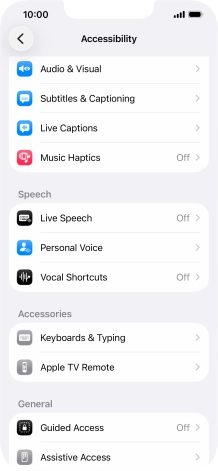Press the required category below 