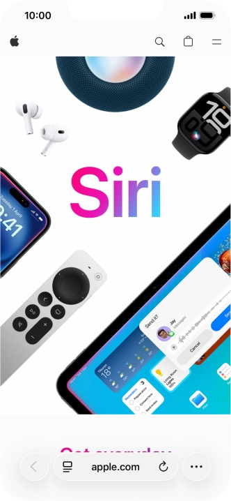 Slide your finger upwards starting from the bottom of the screen to return to the home screen.