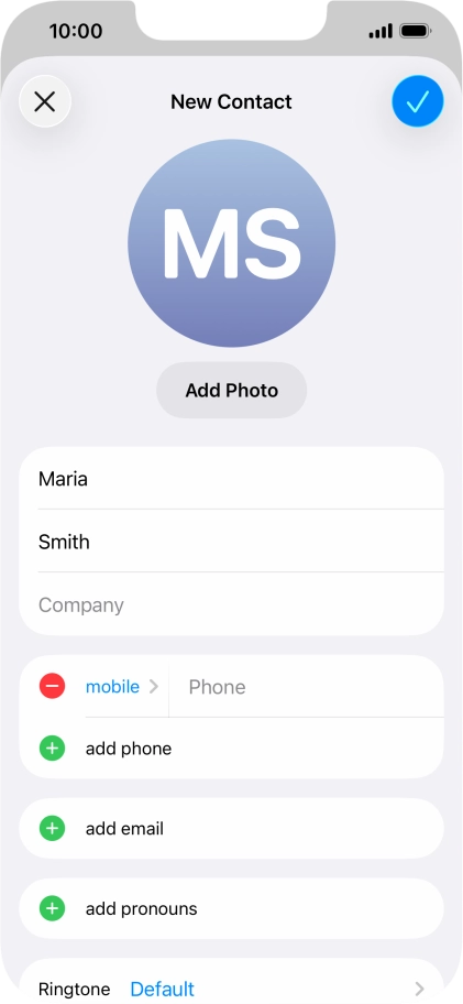 Press Phone and key in the required phone number.