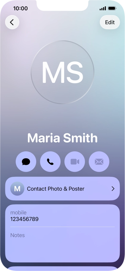 Slide your finger upwards starting from the bottom of the screen to return to the home screen.