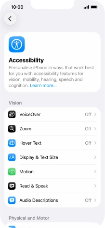 Press the required category below 