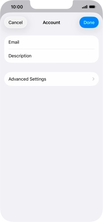 Press Advanced Settings.