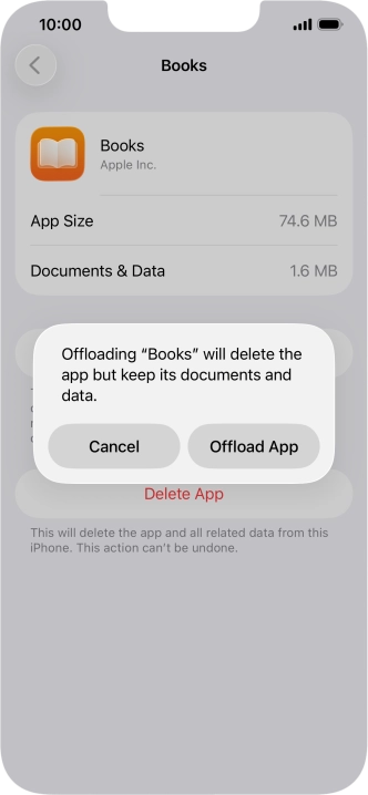 Press Offload App.