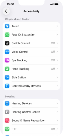 Press the required category below 
