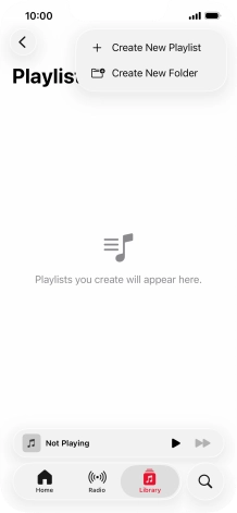 Press Create New Playlist.