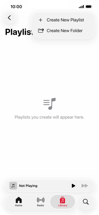 Press Create New Playlist.