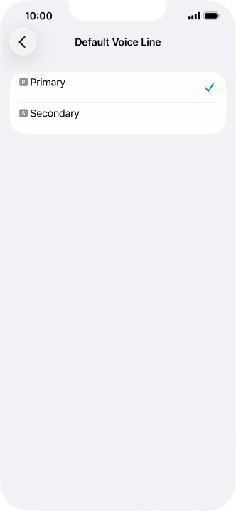 Press the required price plan.