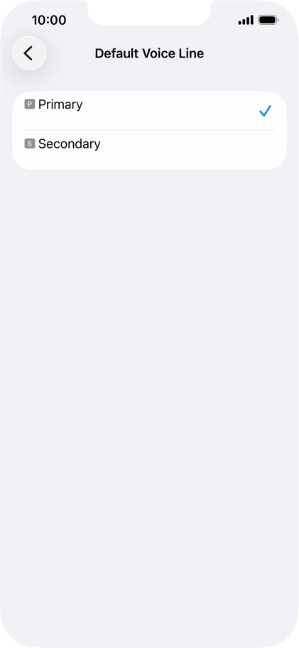 Press the required price plan.