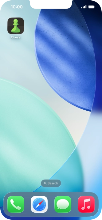 Press and hold the required app.