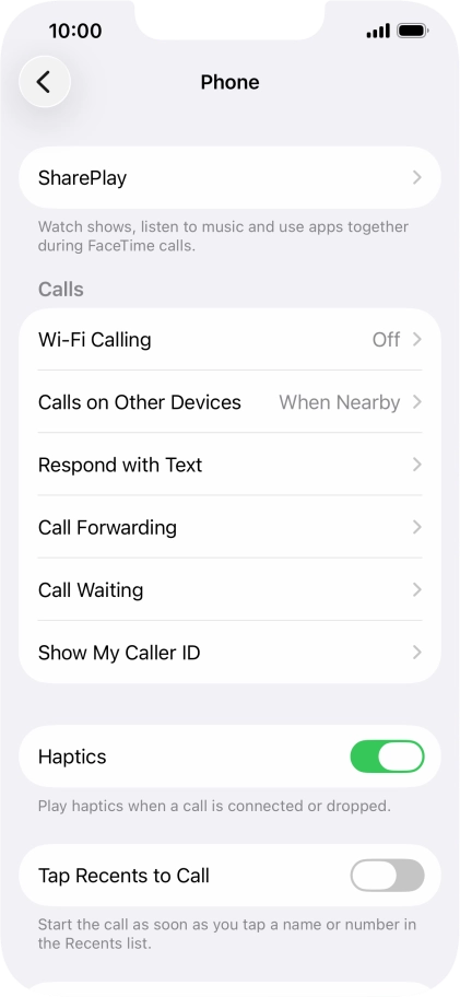 Press Wi-Fi Calling.