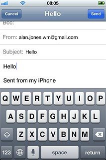 Press Send.