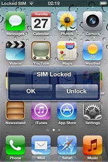 Press Unlock.