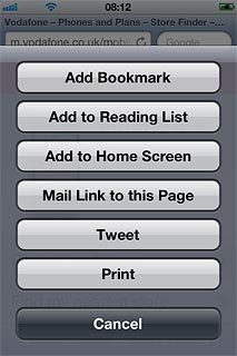 Press Add Bookmark.Edit the name of the bookmark, if required.