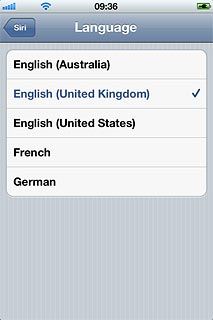 Press Siri.