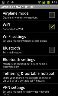 Press Bluetooth settings.