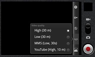 Press one of the following options:High (30 m)