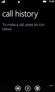 Press the dots in the bottom right corner of the display.