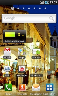 When the battery charging icon is displayed, charging is in progress.
